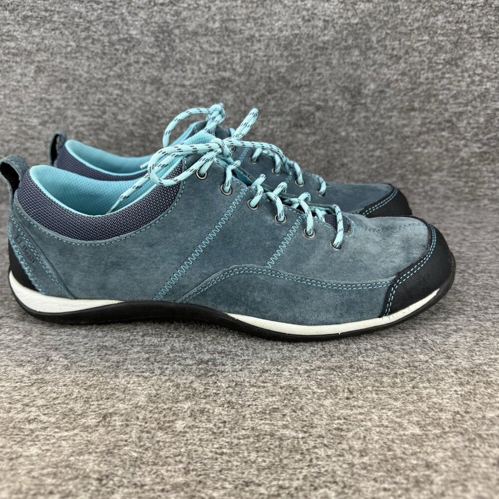 ✅LL Bean Beansport Feldspar Sneakers Blue Suede Low Top Comfort Shoes Womens 11M - Picture 6 of 10